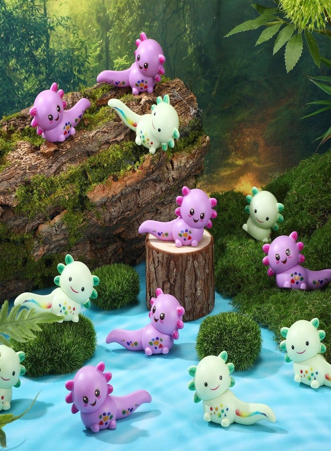 Seenelling مجموعة سيلينج المكونة من 12 قطعة من ألعاب الأكسولوتل للبنات، سيارات سحب للخلف، هدايا حفلات أعياد ميلاد الأكسولوتل، لوازم حفلات عيد الحب، هدايا عيد ميلاد للأطفال الرضع والصغار. - Image 5